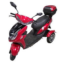 [VDC041-LT4203-60V25AH ROJA] 60V25Ah LifePo4 3 Wheel Electric Motorcycle