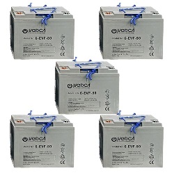 [VDC050-60V80AH] 60v 80Ah lead gel battery set with charger