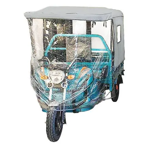 [VDC-C400-GEL-PB-60V-80AH-LONA] Electric cargo tricycle without cabin C-400 (PB-60V 80Ah Gel battery) with canvas roof