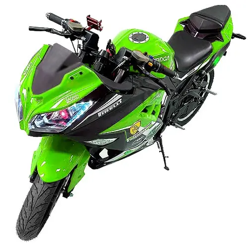 [VDC001-Verde] LT 4207 electric racing motorcycle (GelPb 72v 45Ah) green
