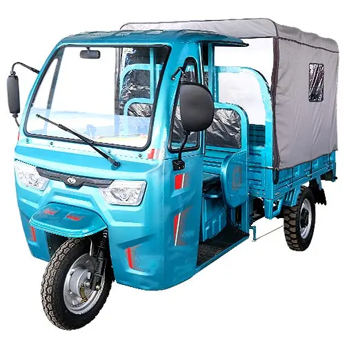 [VDC040-C800A-GEL-PB-60V-80AH-LONA] Triciclo eléctrico de carga C-800 A (Batería Gel Pb 60V 80Ah) con techo de lona